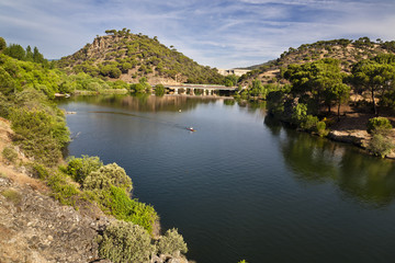 Fototapeta premium Embalse de Picadas. Pelayos de la Presa. Madrid