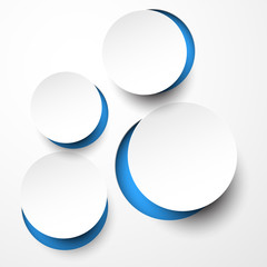 Paper white round notes.