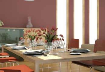 modernes Loft Interieur Design