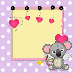 Cupid Koala with frame