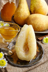 Pear with honey