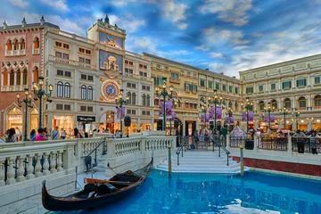 Fotobehang het Venetian Casino hotel Macao © snaptitude