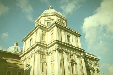Retro Rome. Cross processing color tone.
