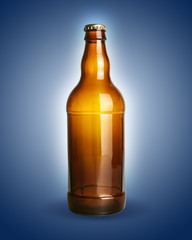 Brown beer bottle