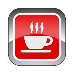 Chrome Square Button