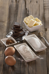 Ingredients for baking and pastry