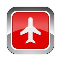 Chrome Square Button 