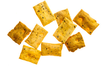 Italian crackers called crostini