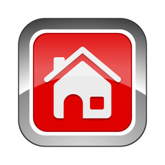 Chrome Square Button 