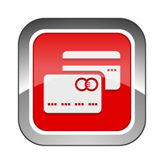 Chrome Square Button 