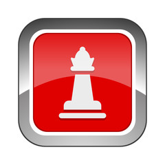 Chrome Square Button 