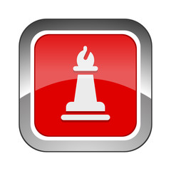 Chrome Square Button