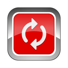 Chrome Square Button