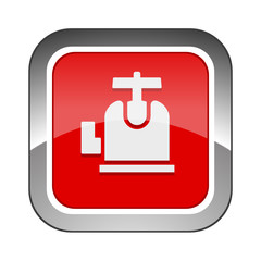 Chrome Square Button