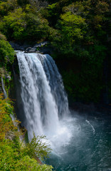 Fototapeta na wymiar Shiraito Falls in Fujinomiya, Shizuoka, Japan