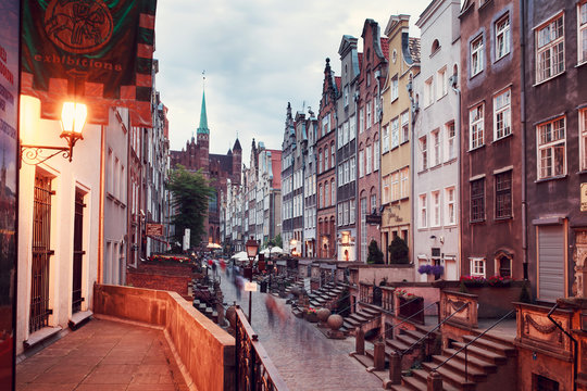 Mary's Street in Gdansk