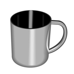 steel mug