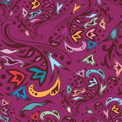 Purple swirl pattern