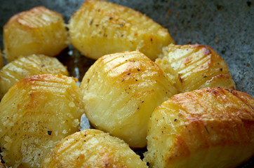 hasselback potato