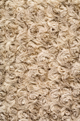 Luxury fur texture, rose shaped