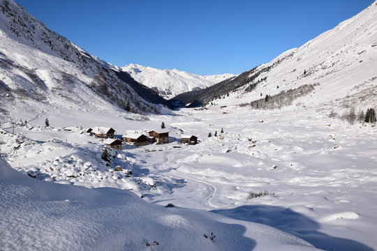 Winterlandschaft, Dischmatal