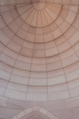 Architectural details of a dome of a Mosque Muscat, Oman