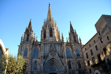 Cathedral in Barcelona, Spain