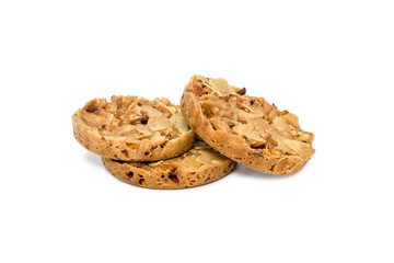 Cookies with nuts and raisins