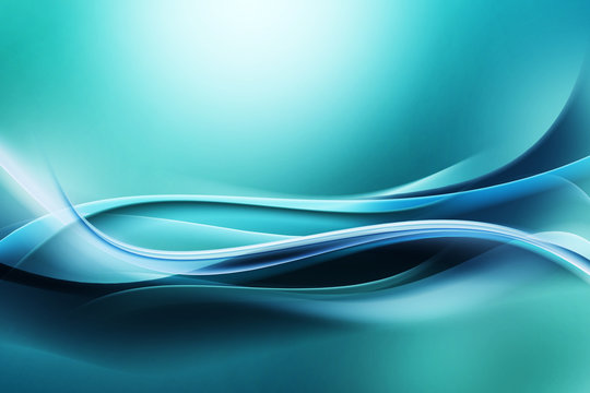Fototapeta Creative Blue Waves