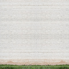 huge white brick wall