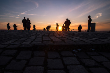 Sunset Menschen Fotografen