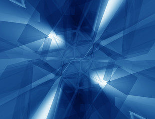 Polygonal Blue Background for design