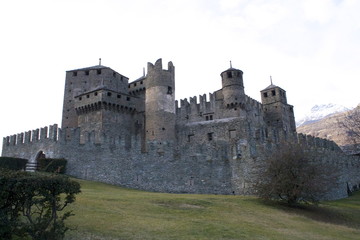 Fototapeta na wymiar Castello di Fénis