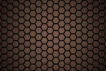 Abstract Hexagon Wall