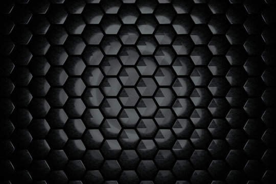 Abstract Hexagon Wall