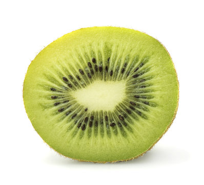 Cut kiwi in closeup