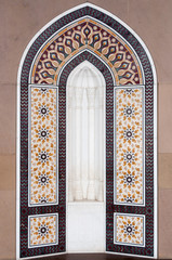 Mosaic tiles in a Mosque