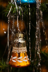 christmas tree - Weihnachtsbaum, gelbe Glocke