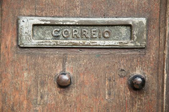 old portuguese letterbox.