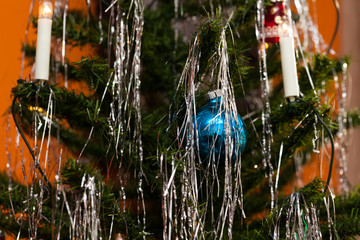 christmas tree - Weihnachtsbaum mit Lichterkette