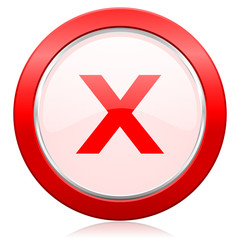 Obraz premium cancel icon