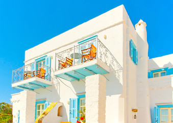 beautiful house in Chora the capital of Amorgos island in Greece