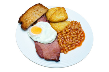 Gammon Egg and Beans
