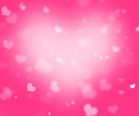 Soft Hearts for Valentines Day Background Design.