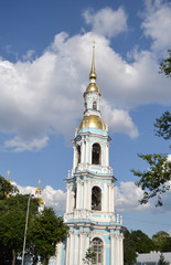 St. Nicholas Naval Cathedral, St. Petersburg.
