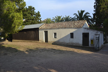 Fototapeta na wymiar Casa di G. Garibaldi all'Isola di Caprera 4