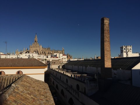 View on the roofs of Sevilla