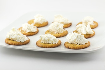 Crackers and Cream Cheese