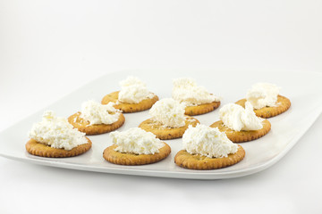 Crackers and Cream Cheese