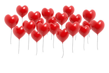 Herz Ballons Rot
